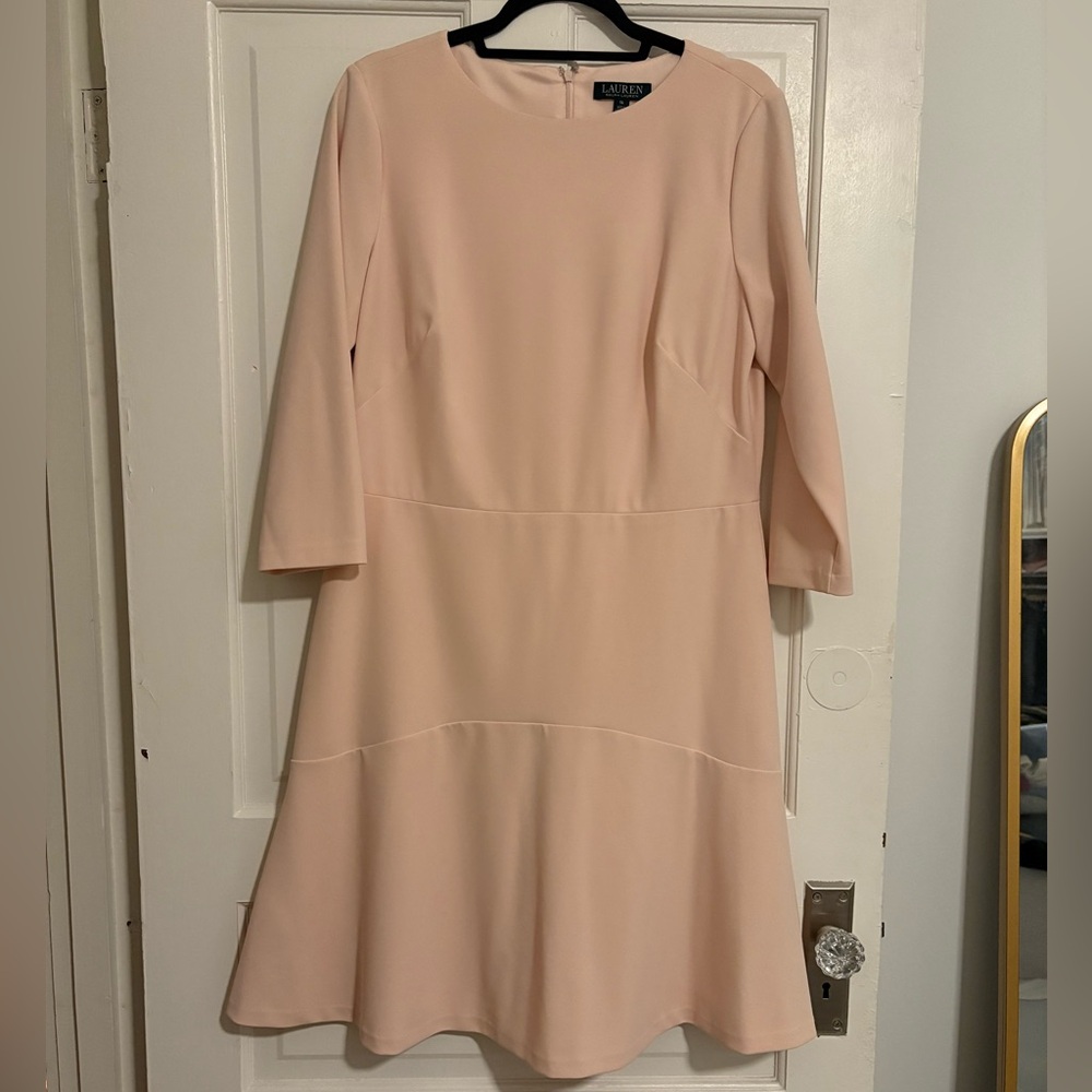 Ralph Lauren Blush Pink Dress - Size 14